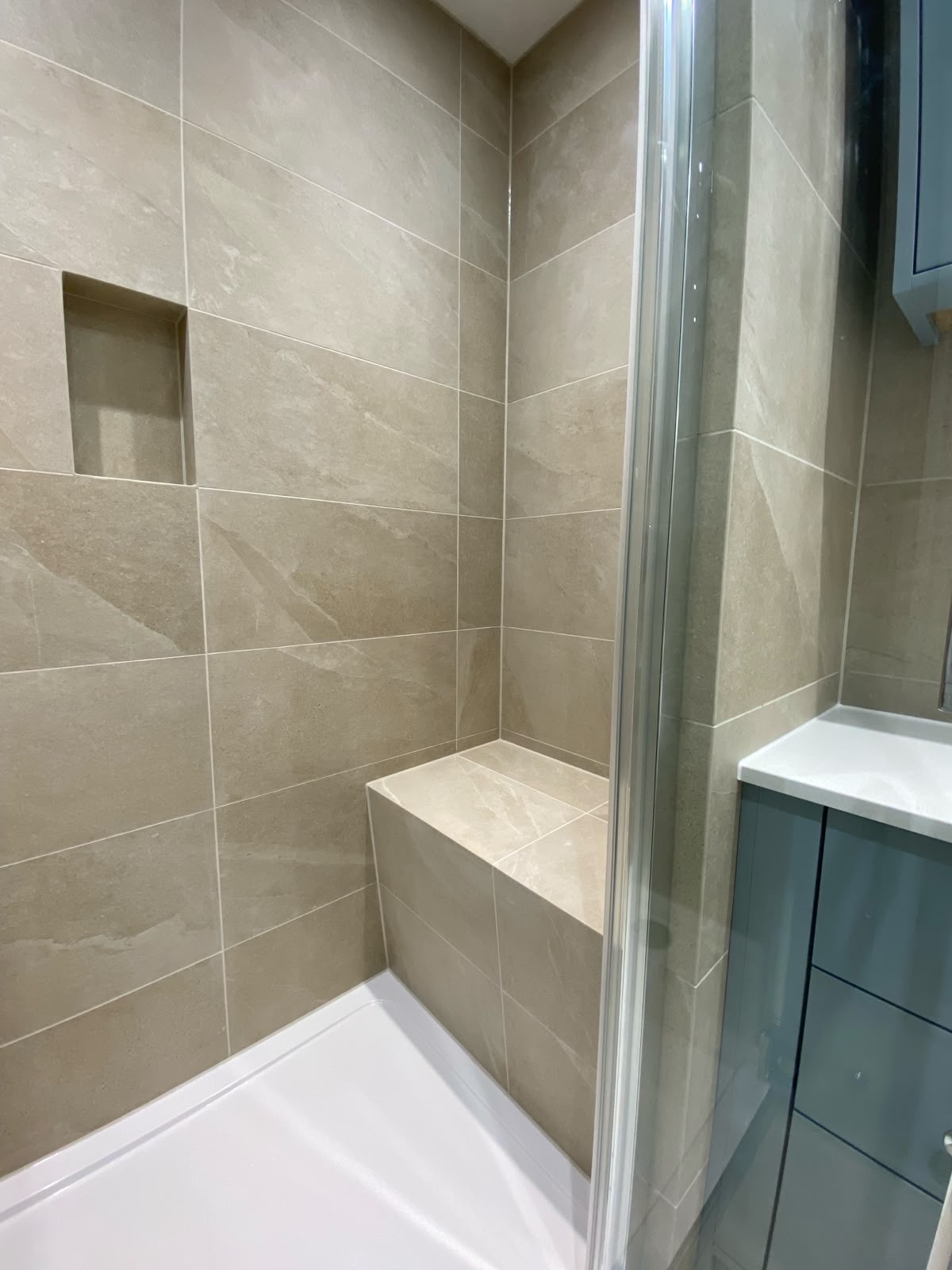 Custom Shower Seat